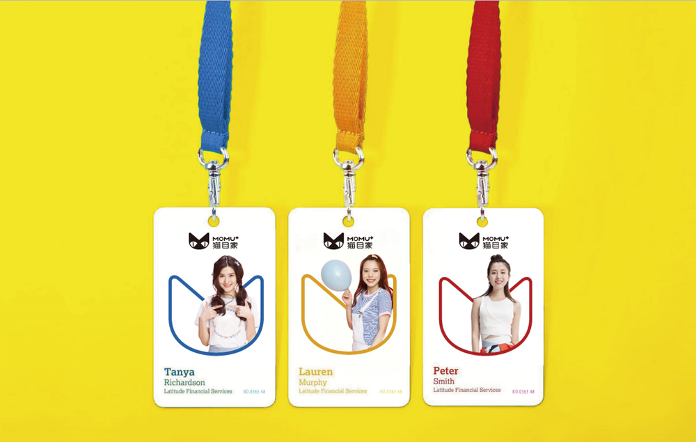 隱形眼鏡連鎖品牌LOGO升級-貓目家MOMU企業(yè)形象設(shè)計