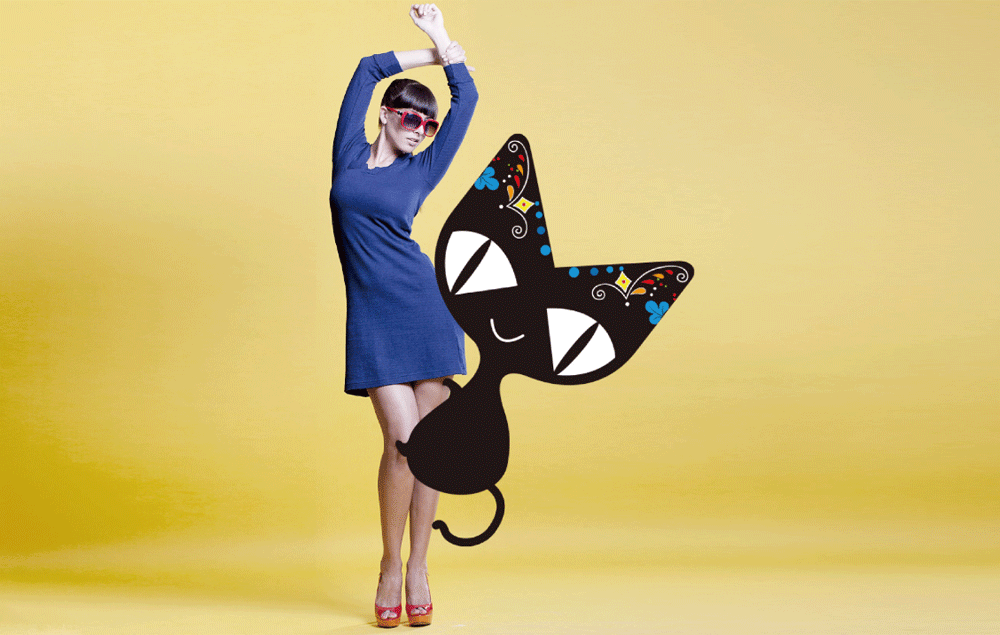 隱形眼鏡連鎖品牌LOGO升級-貓目家MOMU企業(yè)形象設(shè)計